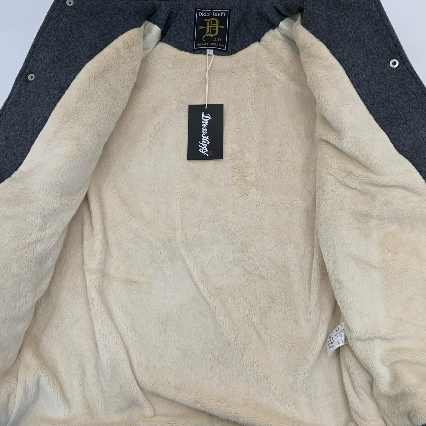 DRESS HIPPY | DH STADIUM COAT Stadium Jumper Grey Size: S