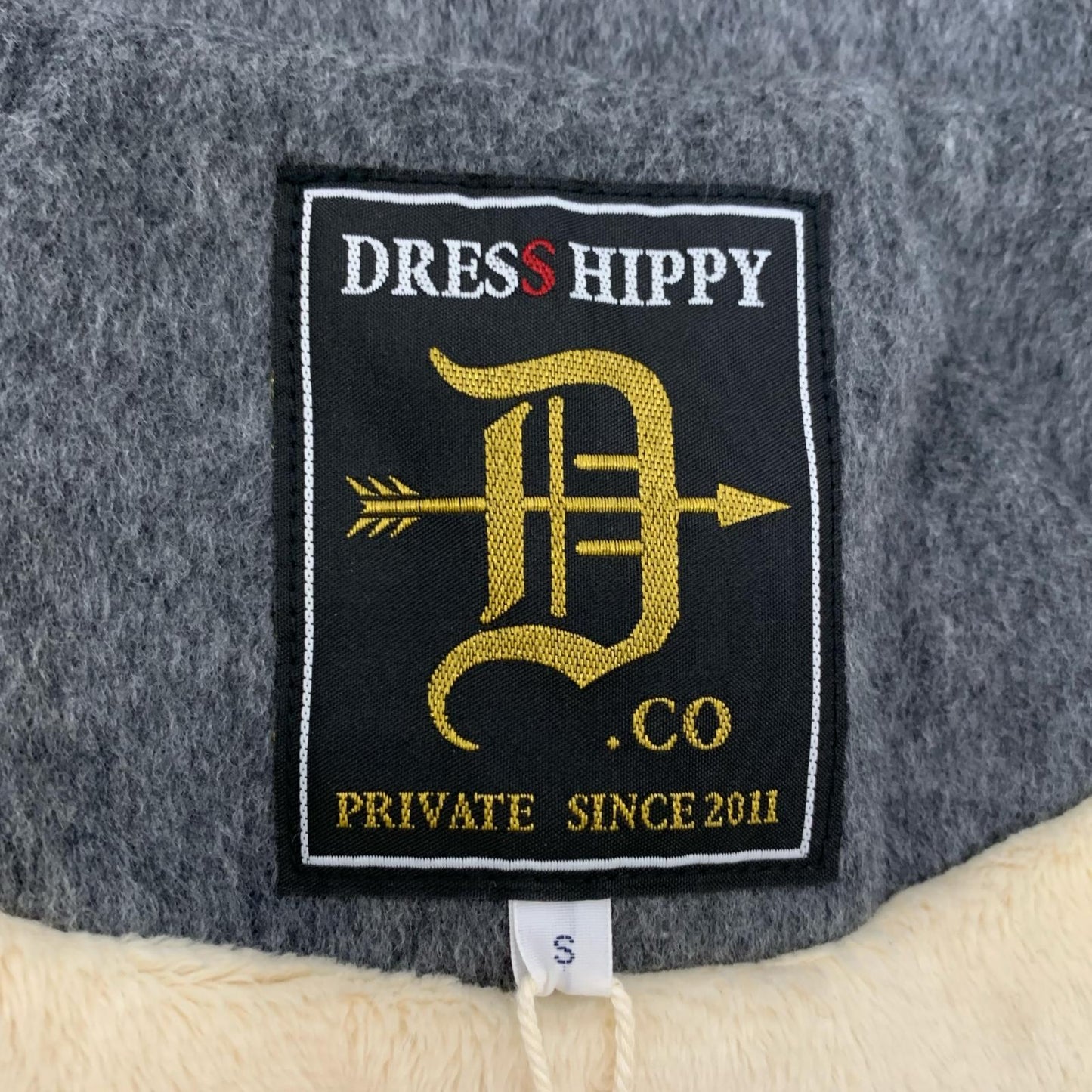 DRESS HIPPY | DH STADIUM COAT Stadium Jumper Grey Size: S