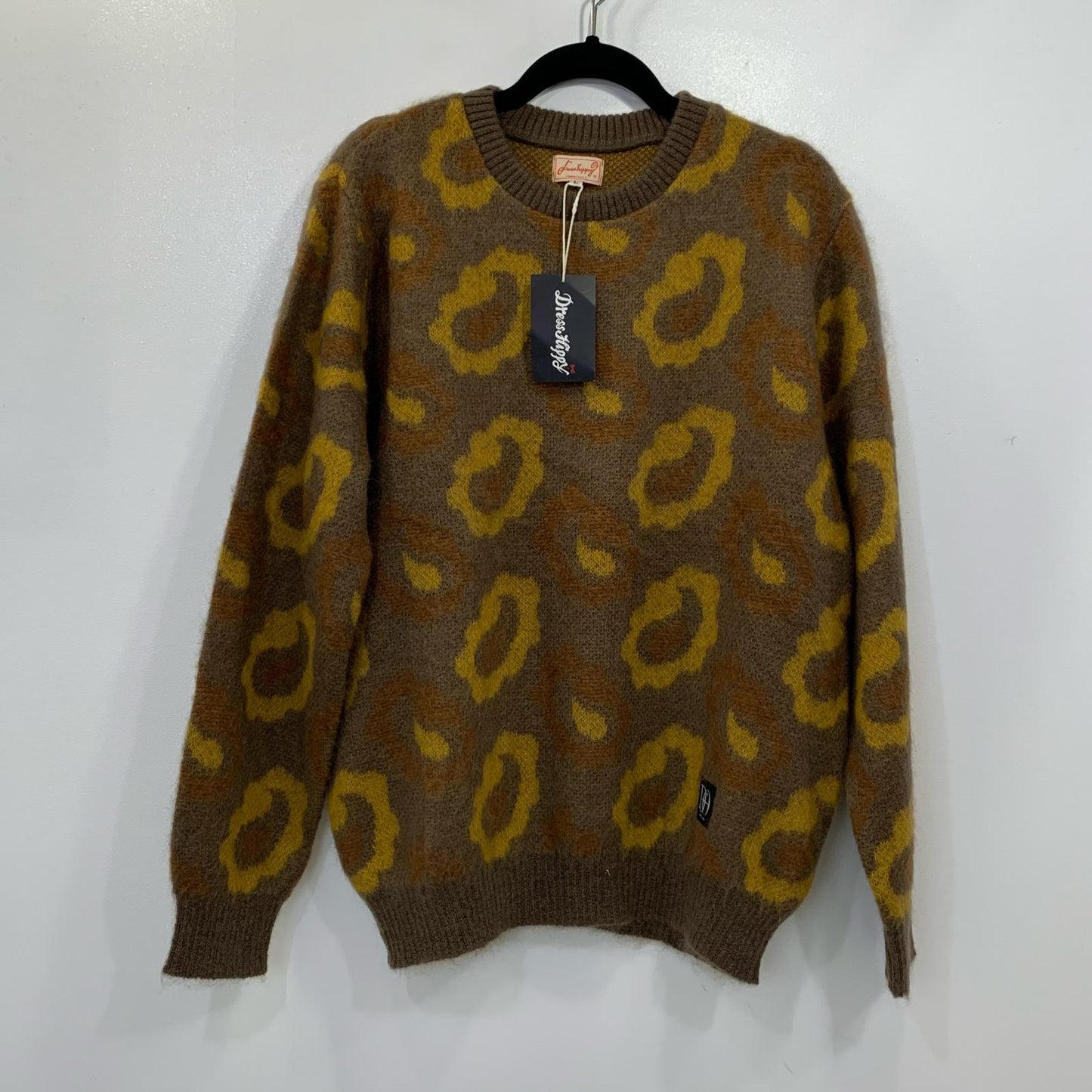 DRESS HIPPY | DH-PAISLEY MOHAIR KNIT SWEATER Size: L