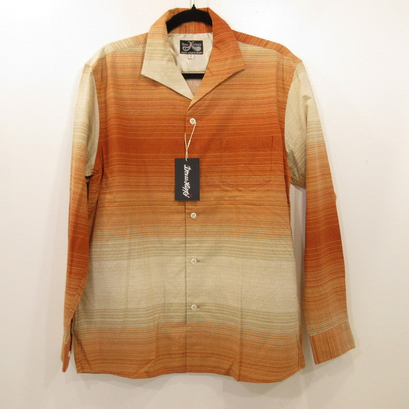 DRESS HIPPY | MEXICAN BORDER L/S SHIRT Orange Size: M