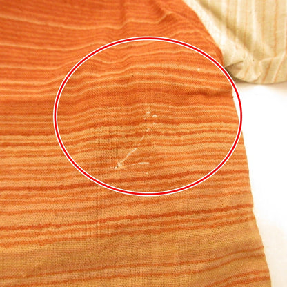 DRESS HIPPY | MEXICAN BORDER L/S SHIRT Orange Size: M