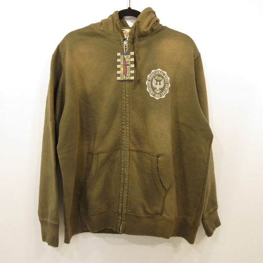 【中古】AT DIRTY | アットダーティー DIRTY ZIP PARKA パーカー カーキ サイズ：L