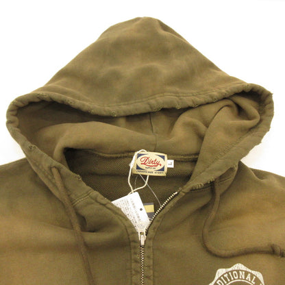AT DIRTY | AT DIRTY DIRTY ZIP PARKA Khaki Size: L