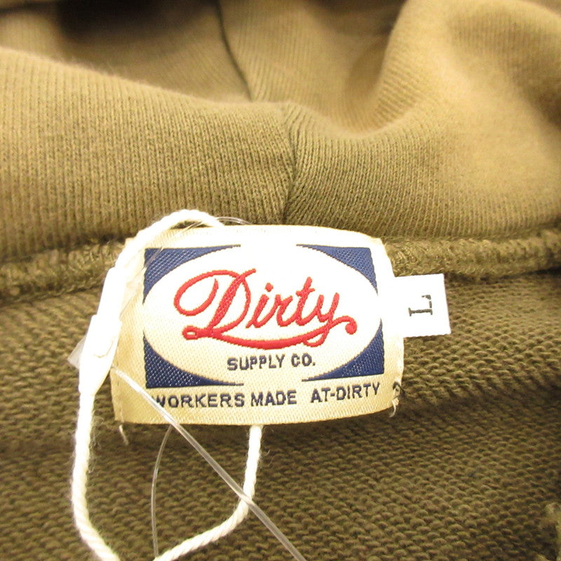 AT DIRTY | AT DIRTY DIRTY ZIP PARKA Khaki Size: L