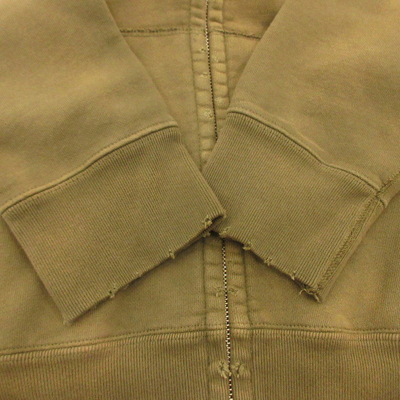 AT DIRTY | AT DIRTY DIRTY ZIP PARKA Khaki Size: L