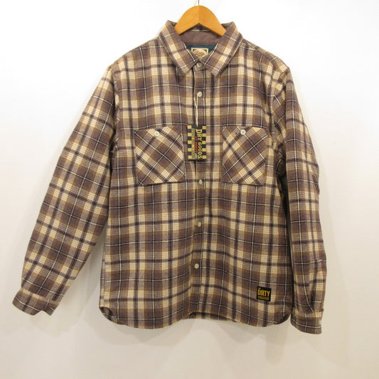 AT DIRTY | アットダーティー ATD OLD CHECK QUILTING L/S SHIRT 長袖シャツ サイズ：L