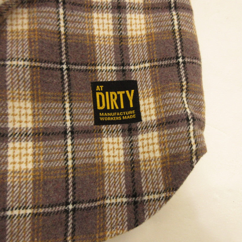 AT DIRTY | ATD OLD CHECK QUILTING L/S SHIRT Long Sleeve Shirt Size: L