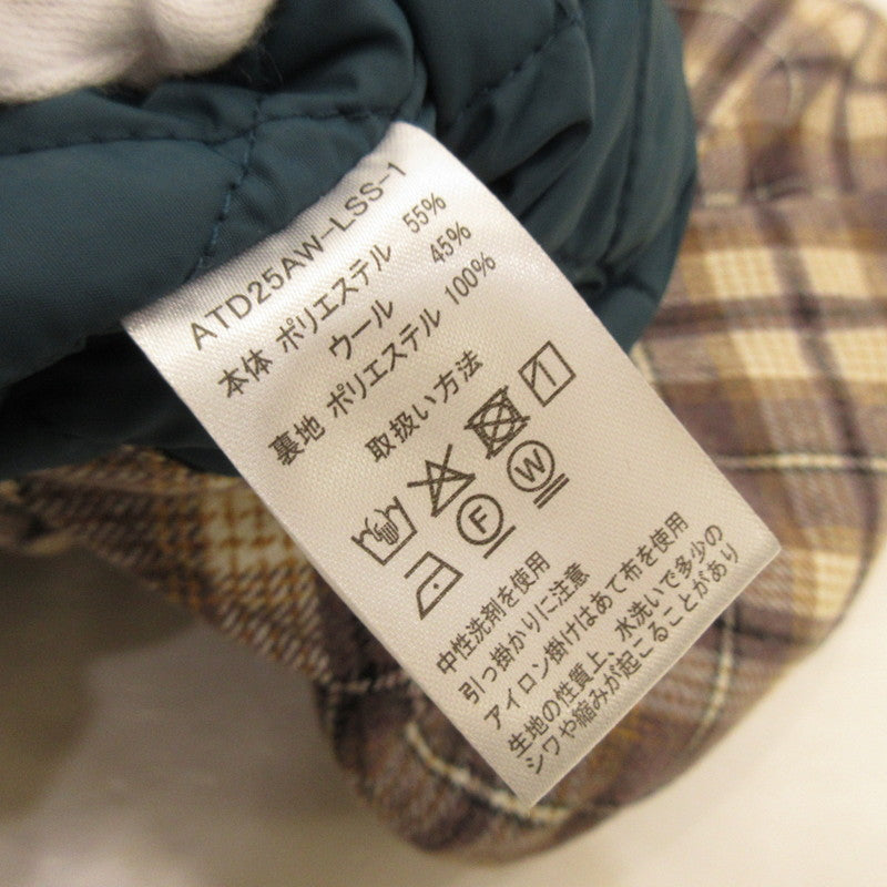 AT DIRTY | ATD OLD CHECK QUILTING L/S SHIRT Long Sleeve Shirt Size: L