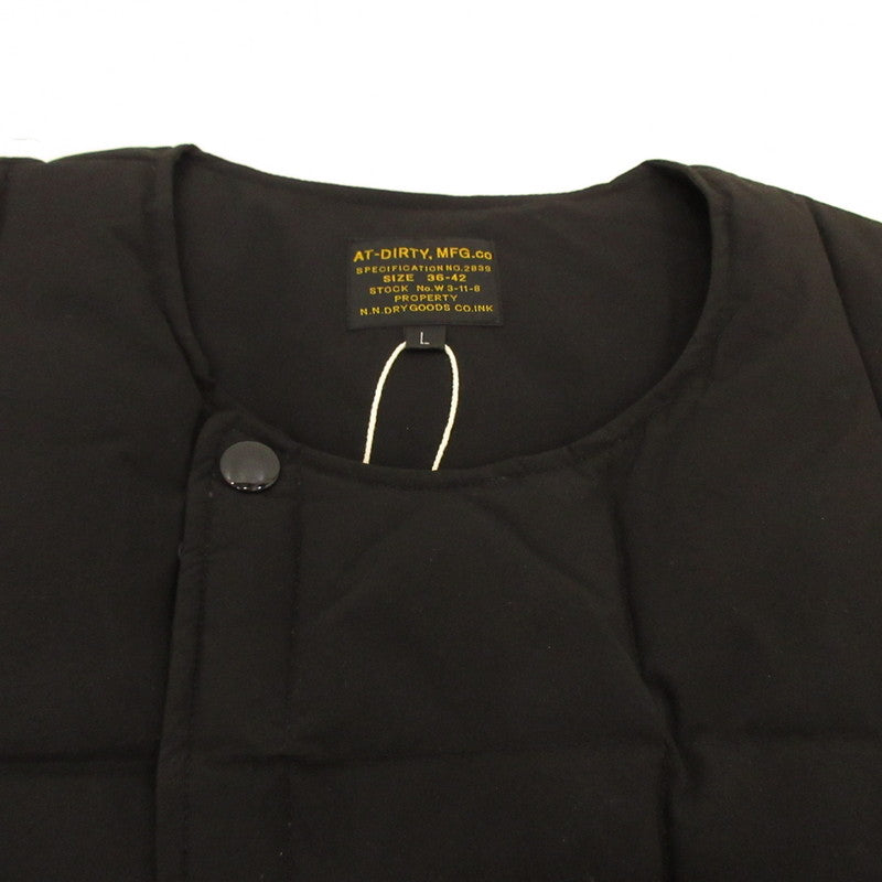 【Used】AT DIRTY | ATD-ARMOR DOWN VEST Down Vest Black Size: L