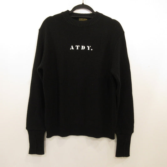 AT DIRTY | アットダーティー ATD JEEP CREW KNIT セーター ブラック サイズ：S
