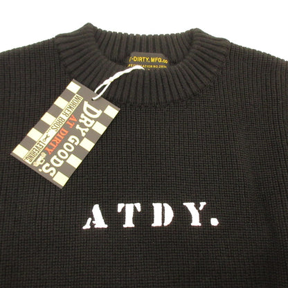 AT DIRTY | ATD JEEP CREW KNIT Sweater Black Size: S
