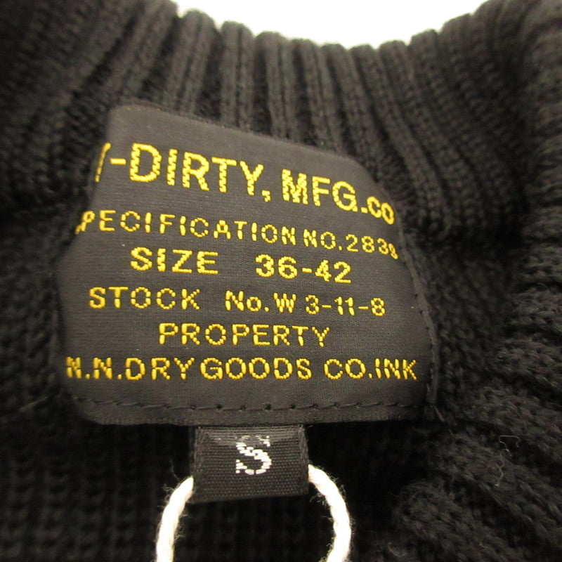 AT DIRTY | ATD JEEP CREW KNIT Sweater Black Size: S