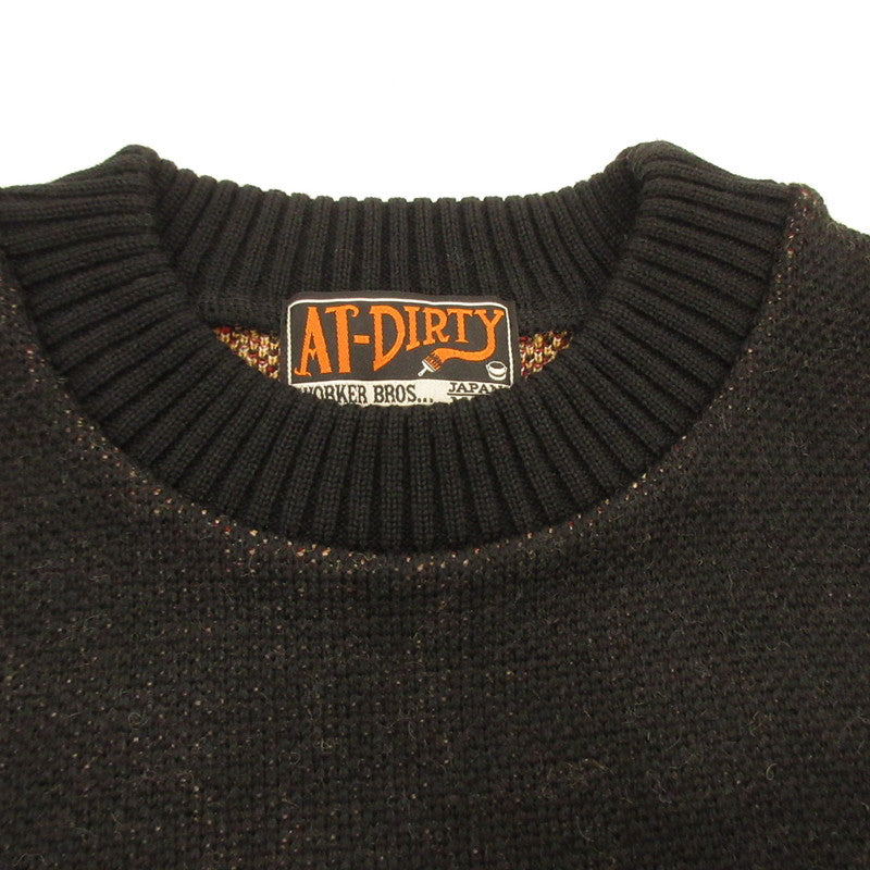 [Used] AT DIRTY | At Dirty DIRTY FIRE KNIT Sweater Black Size: S