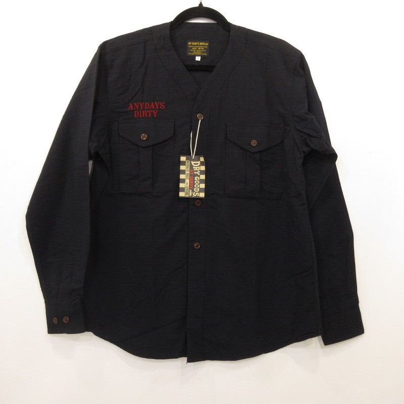 AT DIRTY | ATD SCOUT L/S SHIRT Long Sleeve Shirt Navy Size: S