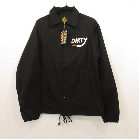 【中古】AT DIRTY | アットダーティー DIRTY FIRE COACH JACKET その他アウター ブラック サイズ：S
