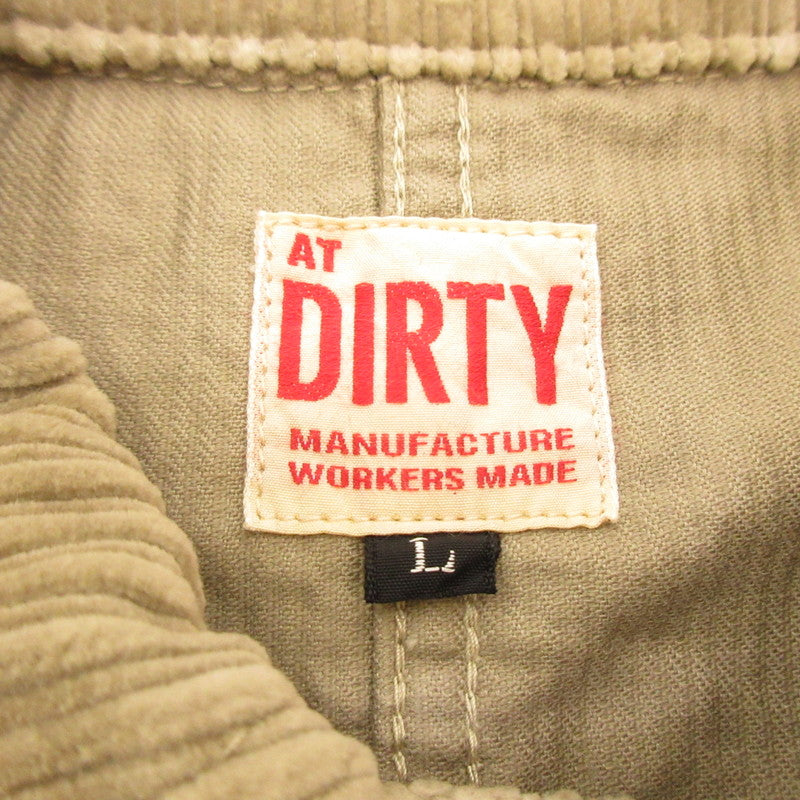 AT DIRTY | アットダーティー WORKERS JACKET CORDUROY その他アウター ベージュ サイズ：L