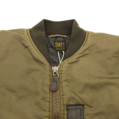 【Used】AT DIRTY | AT DIRTY ATD FLIGHT JACKET Military Coat Olive Size: XL