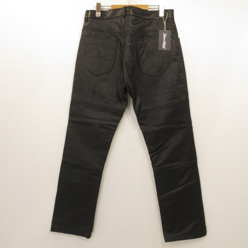 DRESS HIPPY | TOPPER LEATHER PANTS Black Size: L
