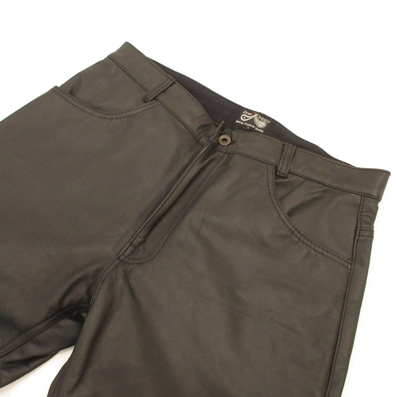 DRESS HIPPY | TOPPER LEATHER PANTS Black Size: L