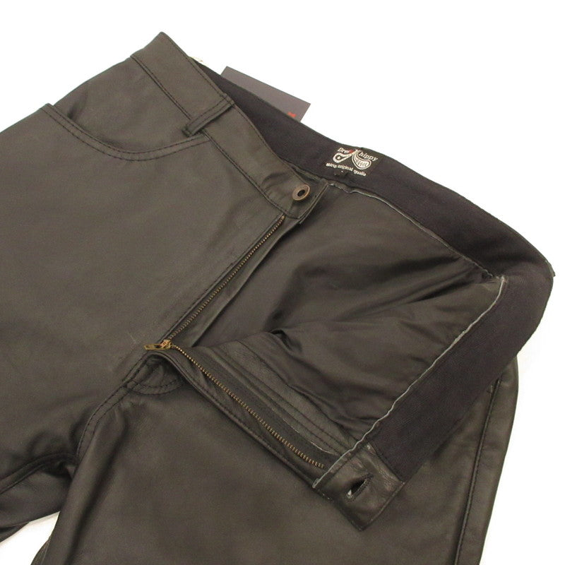 DRESS HIPPY | TOPPER LEATHER PANTS Black Size: L