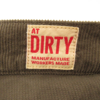 AT DIRTY | ATD 301 CORDUROY PANTS Gray Size: M