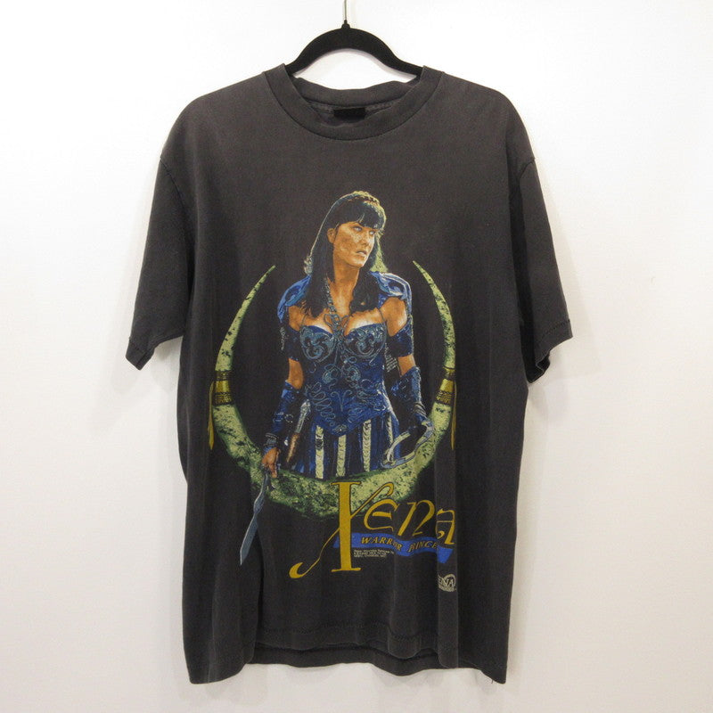 【中古】CHANGES | チェンジーズ XENA 半袖Ｔシャツ 年式:90s ブラック サイズ：L【姫路東店】