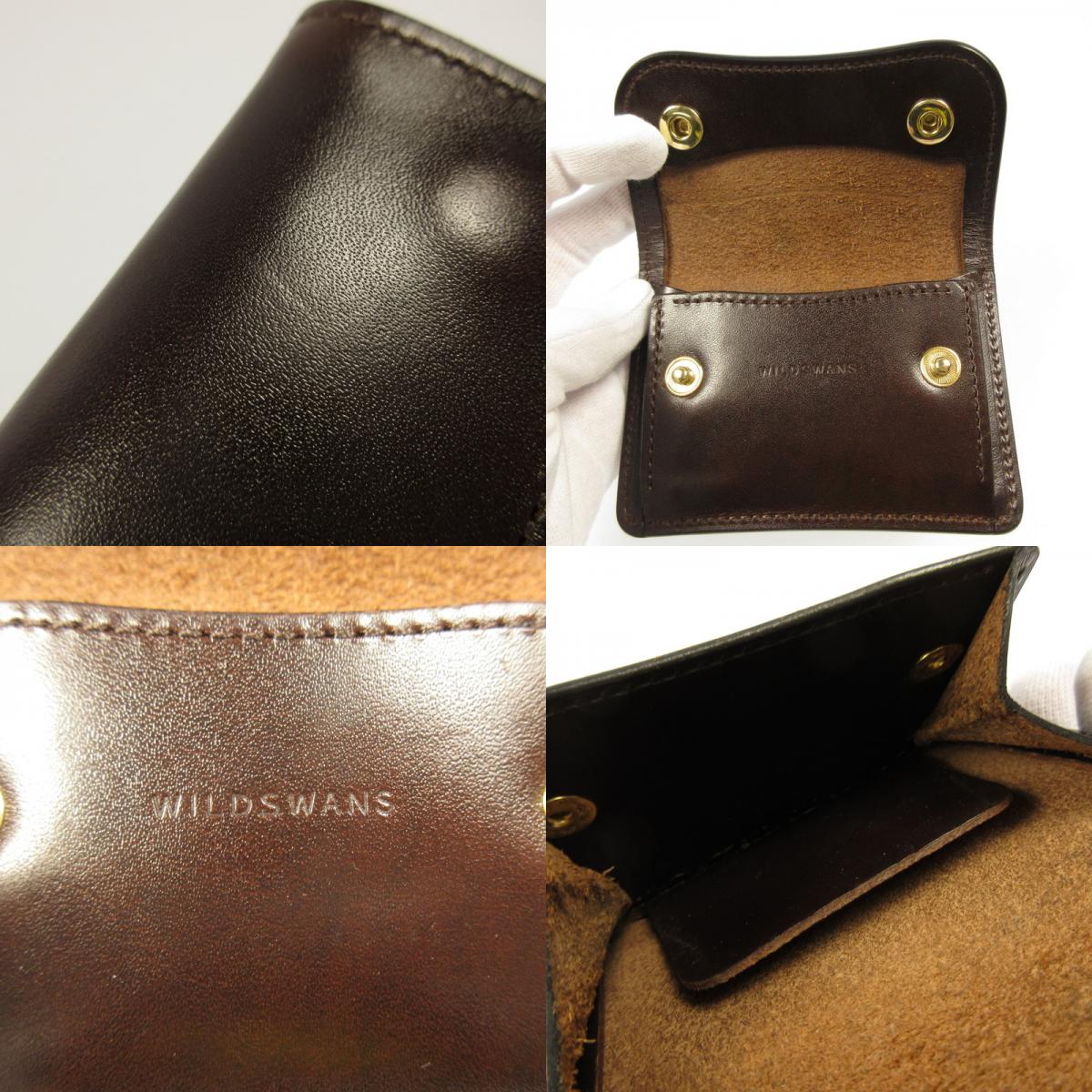 WILDSWANS | ワイルドスワンズ SADDLE PULL UP コインケース CSS-TONGUE(CL)/SD/CH ブラウン【姫路東店】