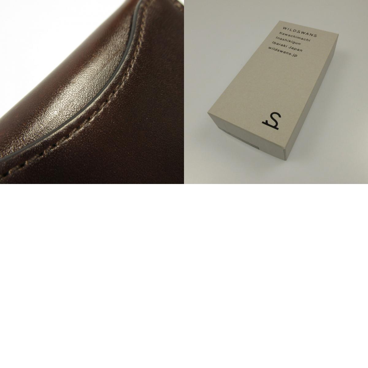 WILDSWANS | ワイルドスワンズ SADDLE PULL UP コインケース CSS-TONGUE(CL)/SD/CH ブラウン【姫路東店】