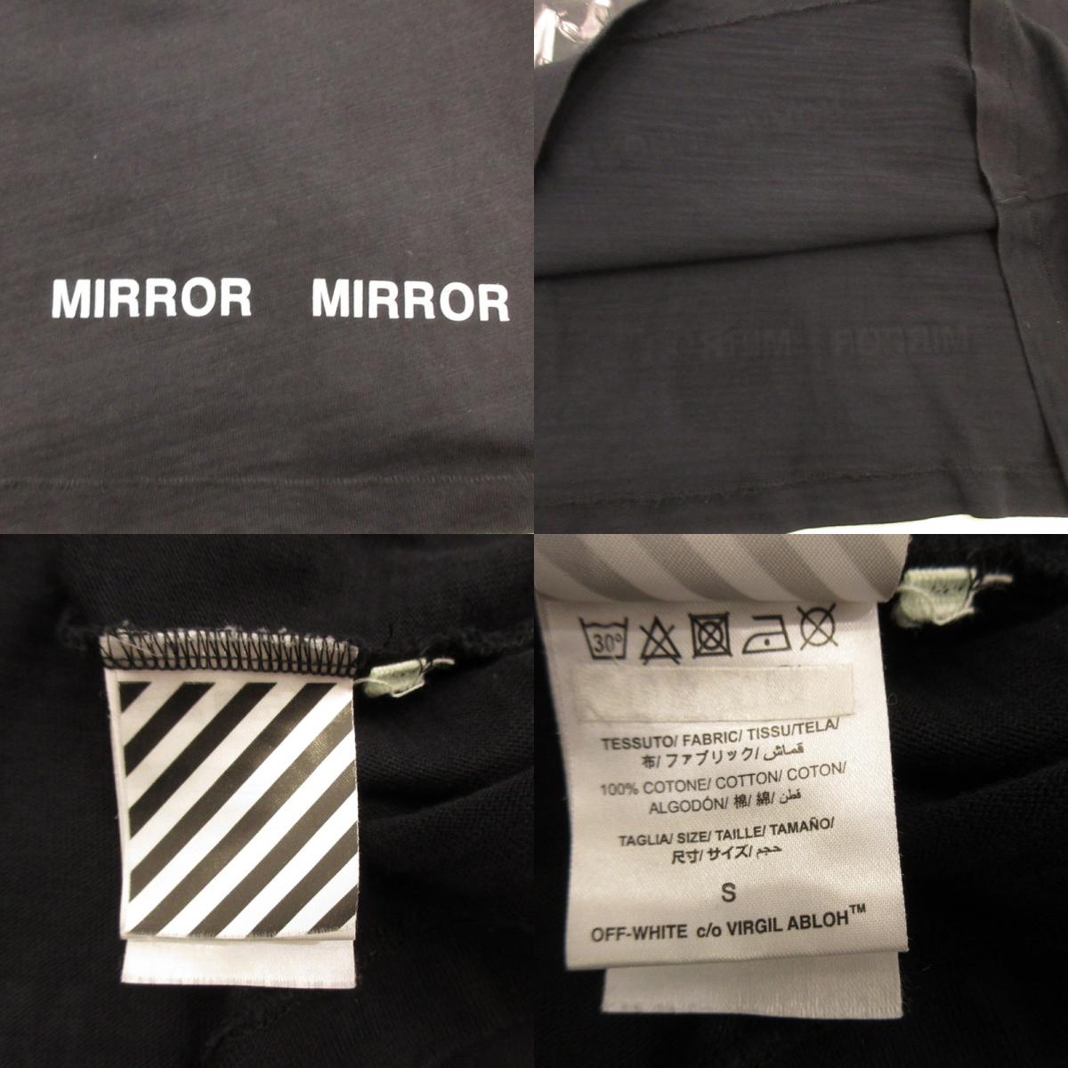 OFF-WHITE | OFF-WHITE CARAVAGGIO OVER S/S TEE Short Sleeve T-shirt Year: 2017S/S Domestic Authentic Black Size: S