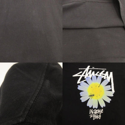 【Used】STUSSY | ITP FLOWER TEE Short-Sleeve T-shirt Black Size: XL