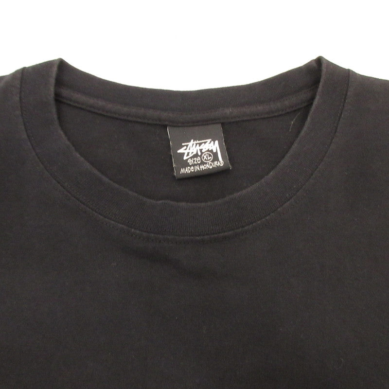 【Used】STUSSY | ITP FLOWER TEE Short-Sleeve T-shirt Black Size: XL