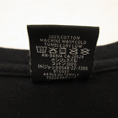 【Used】STUSSY | ITP FLOWER TEE Short-Sleeve T-shirt Black Size: XL