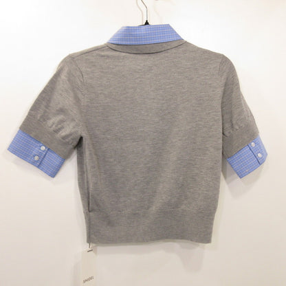 [Used] snidel | Snidel Shirt Docking Knit Polo Polo Shirt SWNT254218 Size: F Gray