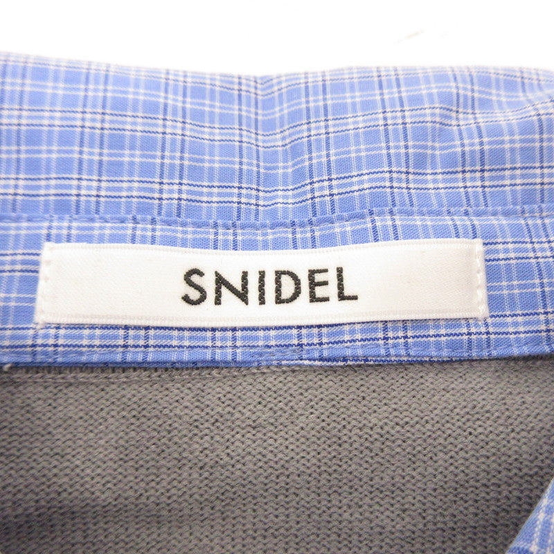 [Used] snidel | Snidel Shirt Docking Knit Polo Polo Shirt SWNT254218 Size: F Gray