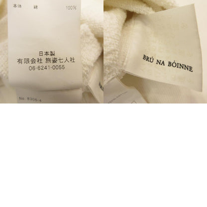 BRU NA BOINNE | ブルーナボイン GOATスウェット スウェット 8306-4 ホワイト サイズ：XL