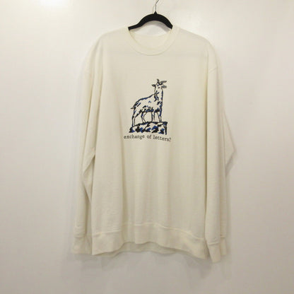 BRU NA BOINNE | ブルーナボイン GOATスウェット スウェット 8306-4 ホワイト サイズ：XL