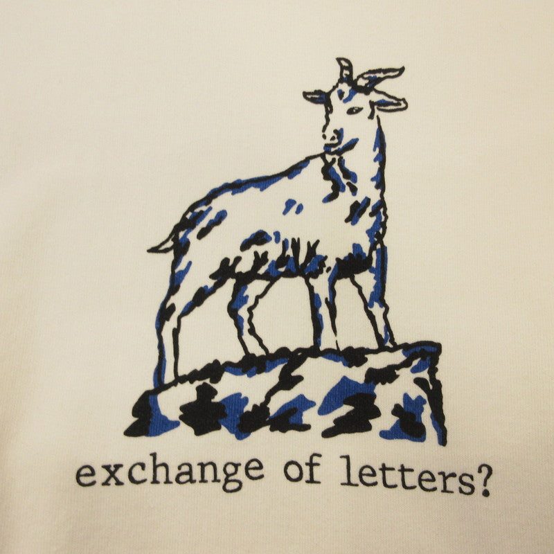 BRU NA BOINNE | ブルーナボイン GOATスウェット スウェット 8306-4 ホワイト サイズ：XL