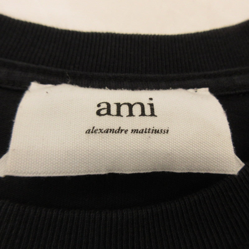 [Used] AMI | Ami Short Sleeve T-Shirt E22UTS002 Black Size: M