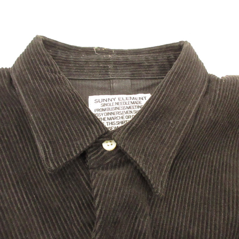 SUNNY ELEMENT | サニーエレメント AIRFIELD SHIRT その他アウター ブラック サイズ：2【姫路東店】
