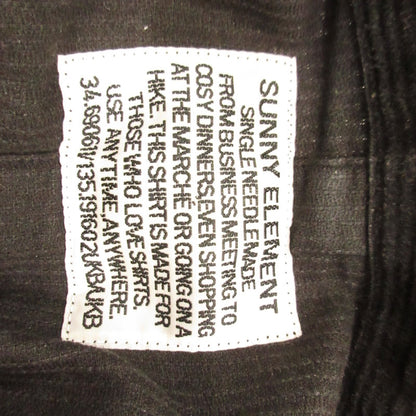 SUNNY ELEMENT | サニーエレメント AIRFIELD SHIRT その他アウター ブラック サイズ：2【姫路東店】