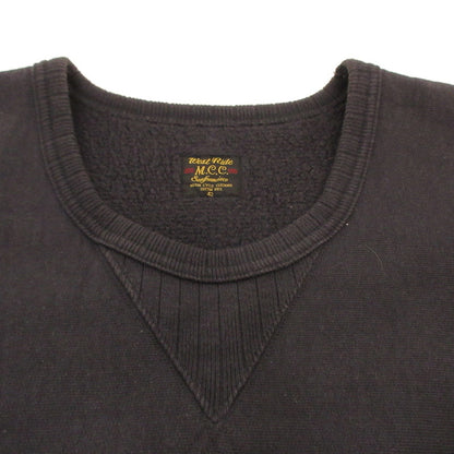 WEST RIDE | ウエストライド FRONT V SWEAT BRING A PEACE スウェット ブラック サイズ：42【姫路東店】