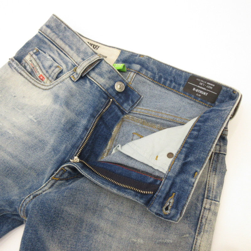 Used] DIESEL | DIESEL D-STRUKT Denim Pants 009MW Light Blue Size: 27