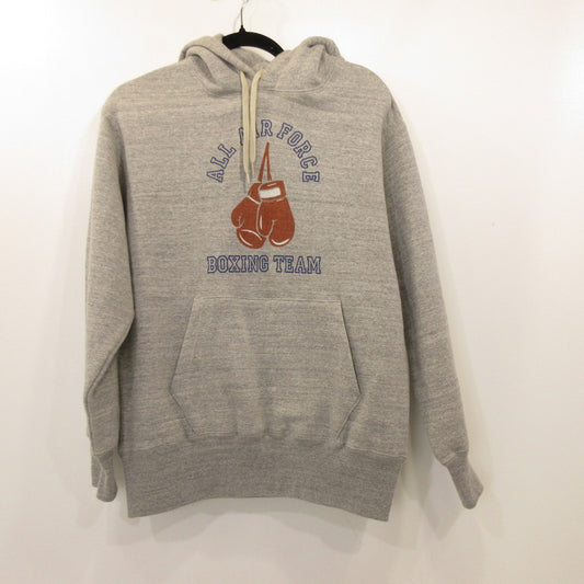 The REAL McCOY'S | ザリアルマッコイズ MILITARY PRINT HOODED SWEATSHIRT パーカー MC24108 グレー サイズ：S【姫路東店】
