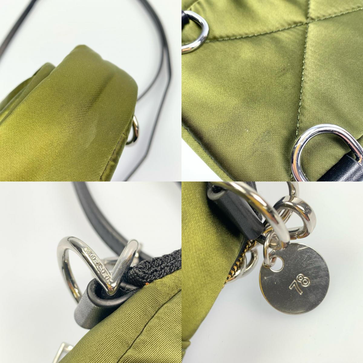 【中古】DIESEL | ディーゼル ショルダーバッグ X07656 カーキ