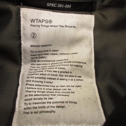 W)TAPS | ダブルタップス M-65 ブルゾン 112GWDT-JKM03 ブラック サイズ：2【姫路東店】