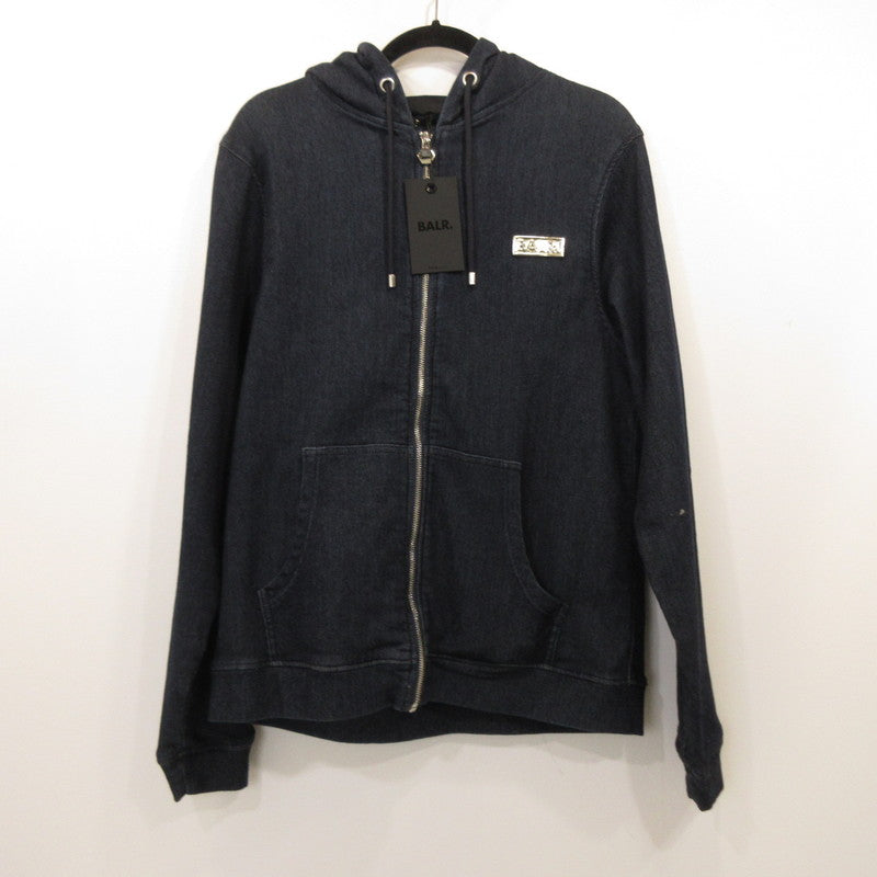 BALR. | ボーラー D10 Straight Denim Zip Through Hoodie パーカー B1261.1052 ネイビー サイズ：L【姫路東店】