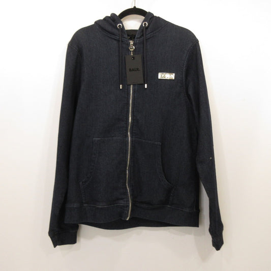 BALR. | ボーラー D10 Straight Denim Zip Through Hoodie パーカー B1261.1052 ネイビー サイズ：L【姫路東店】