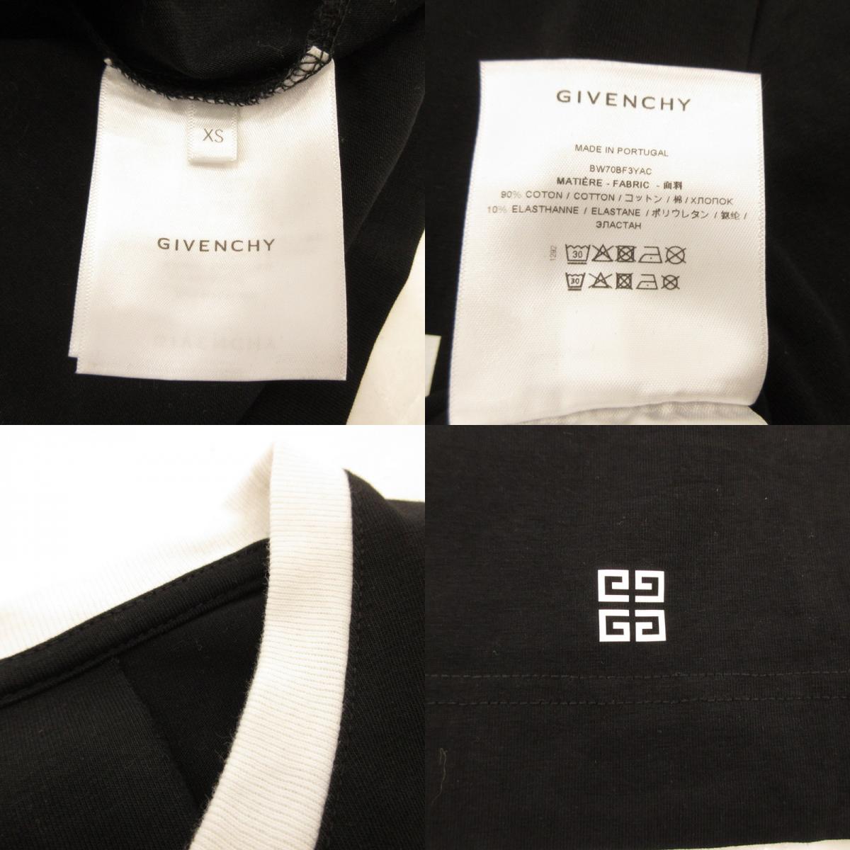 GIVENCHY | ジバンシィ 半袖Ｔシャツ BW70BF3YAC 国内正規品 ブラック サイズ：XS【姫路東店】