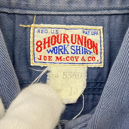 JOE McCOY | ジョーマッコイ 長袖シャツ 536D 8HOUR UNION ｻｲｽﾞ:15 ライトブルー【姫路東店】
