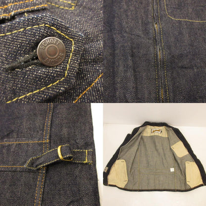 schott | ショット PERFECTO DENIM CPO TRUCKER JACKET デニム 3112009 ネイビー サイズ：S【姫路東店】